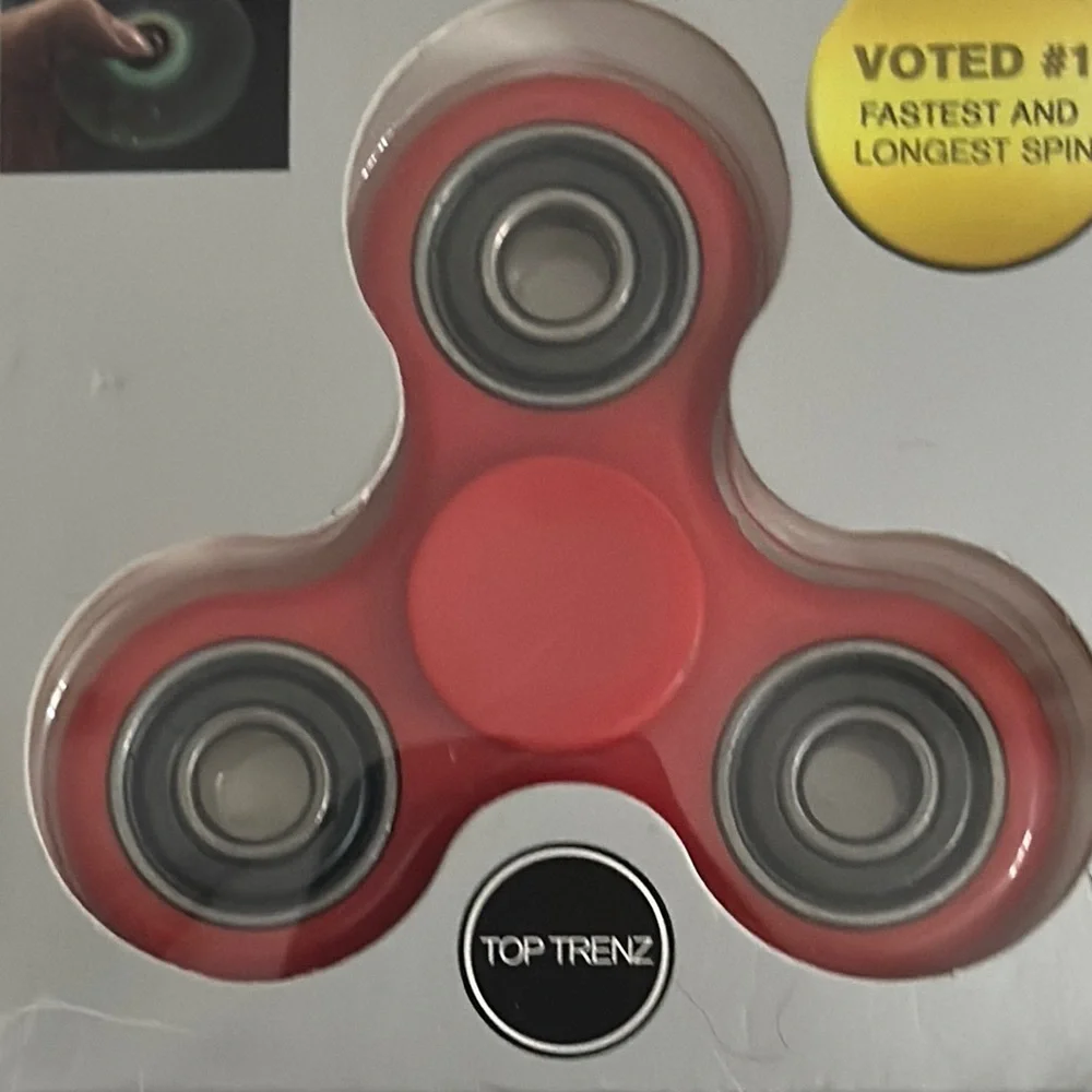 Top Trenz Red‎ and Blue Fidget Spinners Set of 2 - Voted #1 Fastest and Longest